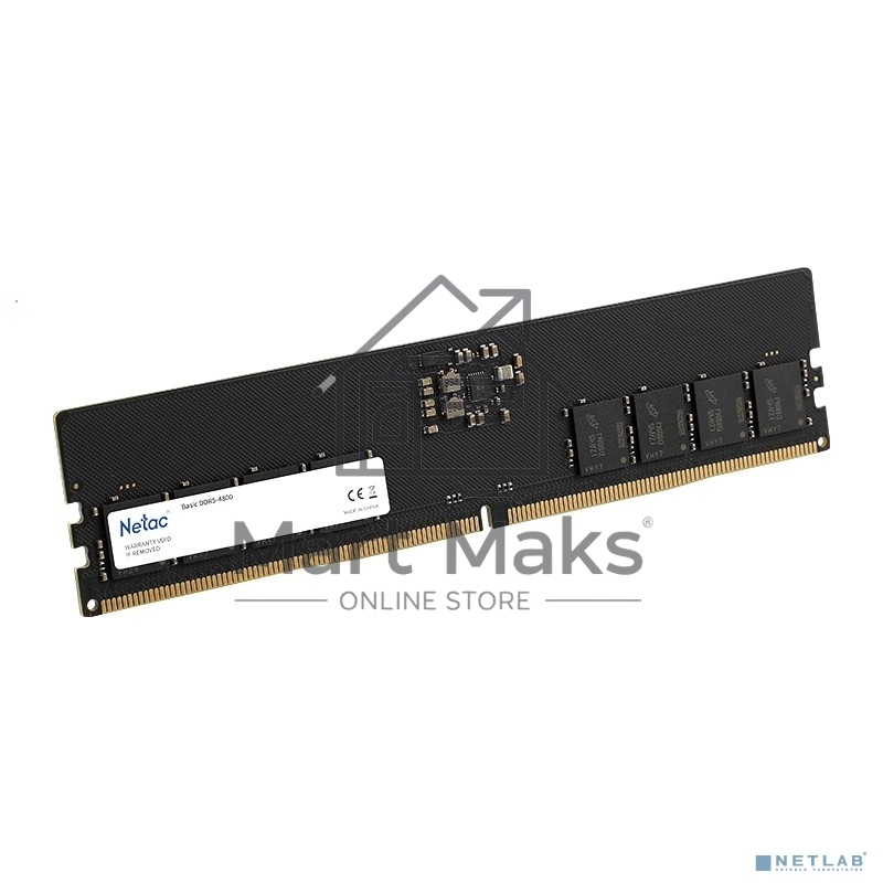 Оперативная память NETAC Basic, DDR5, 16GB (1x16GB), 4800MHz, CL40, DIMM