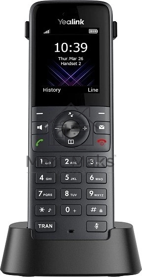 Телефон DECT-трубка Yealink W74H черный
