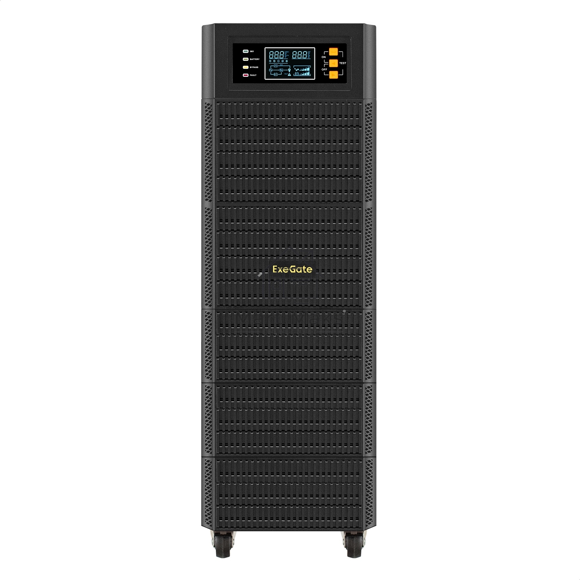 Источник бесперебойного питания On-line ExeGate PowerExpert TL-575-6kVA.240V.LCD.AVR.T.USB.RS232.SNMP <6000VA/6000W, On-Line, PF=1, LCD, клеммы, RS232, USB, SNMP-slot, встроенные батареи 12V 7.2Ah -20шт, возможность подключения до 4 внешних батарейных бло