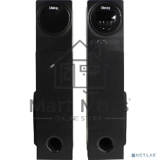 Акустическая система Dialog Progressive AP-2300 черный 2.0 (80W RMS, BT, FM, USB, SD, беспр.микрофон,ДУ)