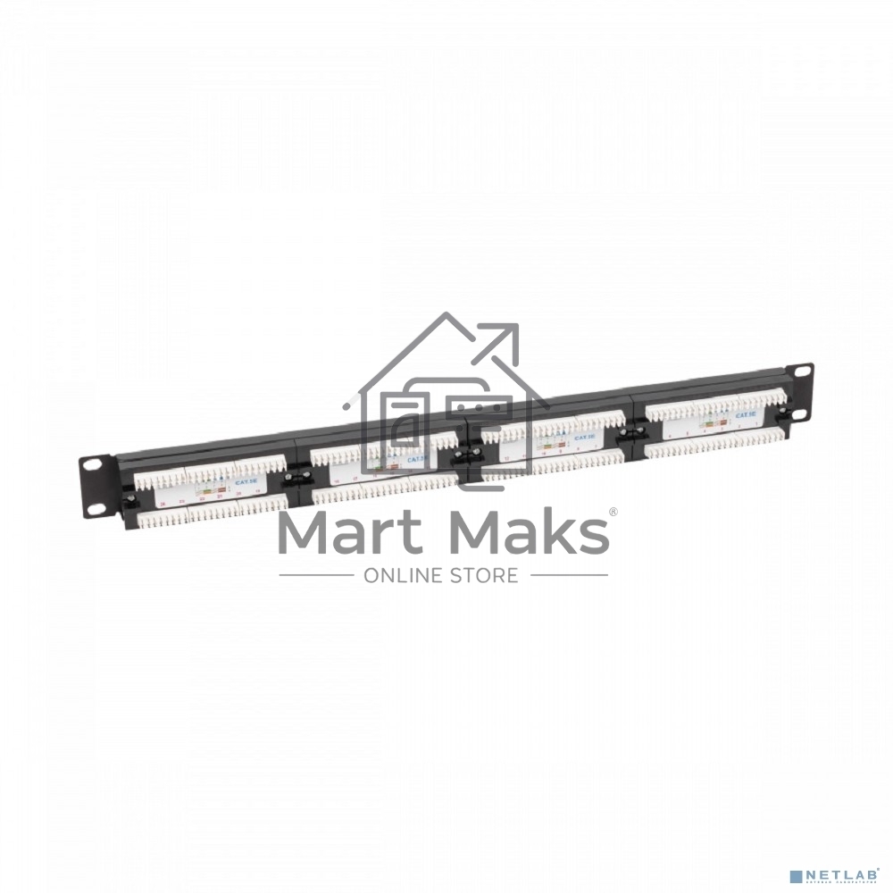 Патч-панель NTSS NTSS-PP-1U-24-UTP-RJ45-5E-D 19