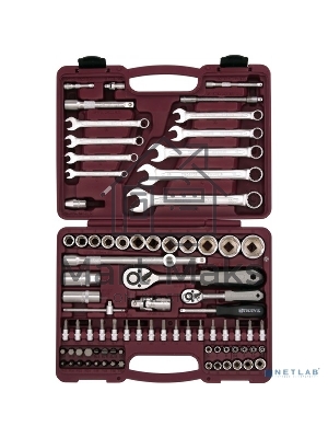 Набор инструментов THORVIK UTS0082 универсальный 1/4'' 1/2''DR 82 предмета