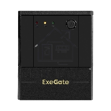 Источник бесперебойного питания ExeGate SpecialPro UNB-1000.LED.AVR.8C13 (1000VA/700W, LED, AVR, 8*C13, батарея 12V 7.2Ah - 2 шт., металлический корпус, Black)