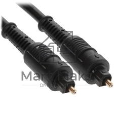 Кабель оптический Cablexpert CC-OPT-10M-N, Toslink 2xODT M/M, 10м, черный, пакет