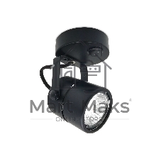 Накладной поворотный светильник Ambrella light TA102 BK черный GU10 D80*130*D60
