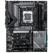 Материнская плата Gigabyte X870E EAGLE X3D WIFI7, AM5, AMD X870E, 4xDDR5, 4xSATA, 4xM.2, 1xPCIe 5.0 x16, 1xPCIe 4.0 x16, 1xPCIe 3.0 x16, 1xHDMI, 1x5Gb LAN, Wi-Fi 7, Bluetooth 5.4, 2xUSB-C 40Gbps (USB4), 1xUSB-C 10Gbps, 4xUSB-A 10Gbps, 4xUSB-A 5Gbps, 3x3.5 мм + S/PDIF оптический, 7.1, чёрный, с подсветкой, ATX