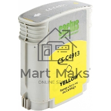Картридж струйный Cactus CS-C4913 №82 желтый (72 мл) для HP Design Jet 500/800C