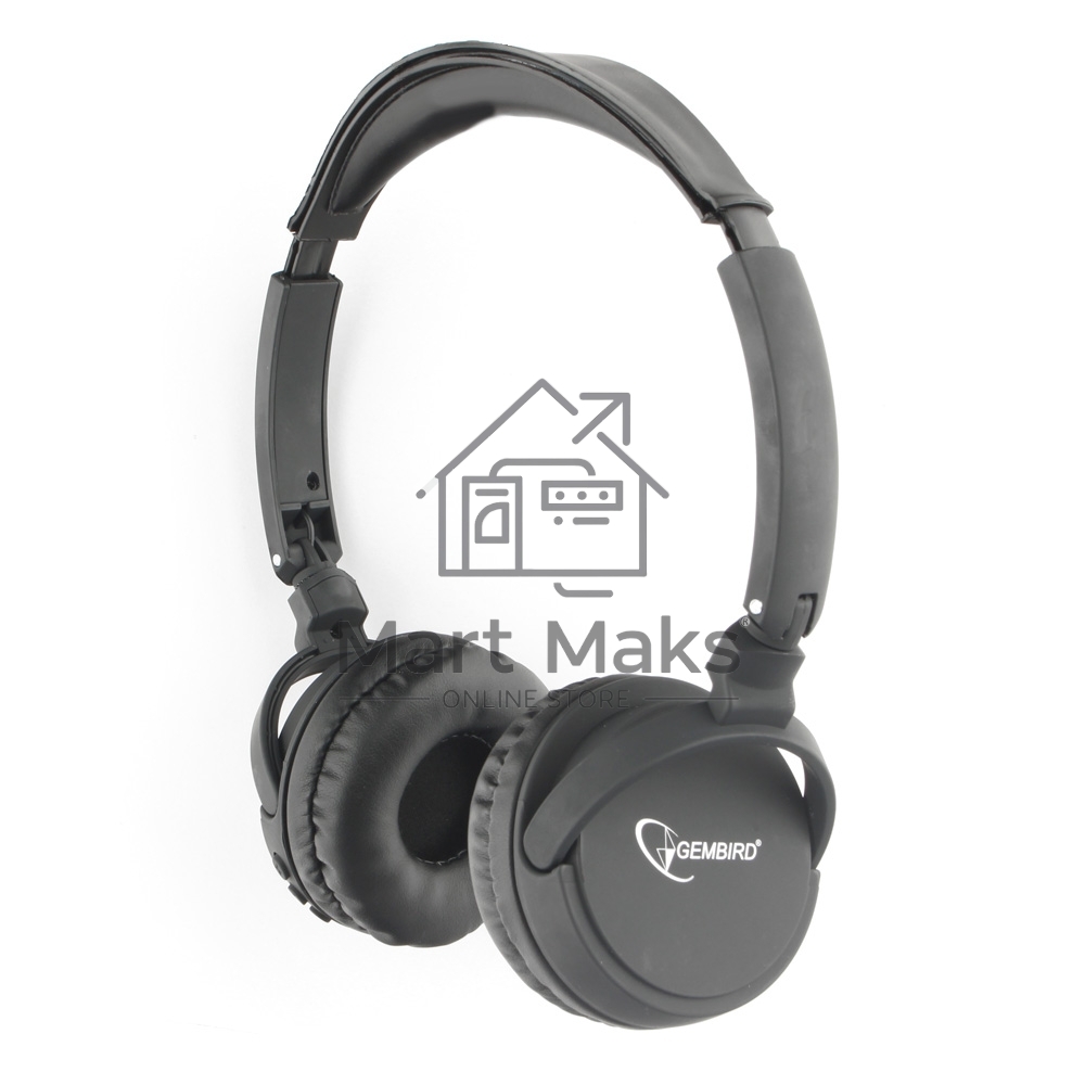 Гарнитура стерео беспров. Gembird BHS-100 черный Bluetooth v.5.0