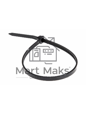 Хомут-стяжка кабельная нейлоновая Rexant 200 x4,8 мм, черная, упаковка 100 шт.