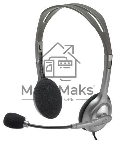 Гарнитура Logitech Headset H110 grey (981-000472/981-000271)