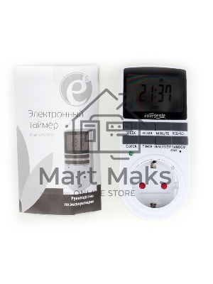 Таймер электрический Energenie EG-SST-01, LCD-дисплей 2,3″, белый