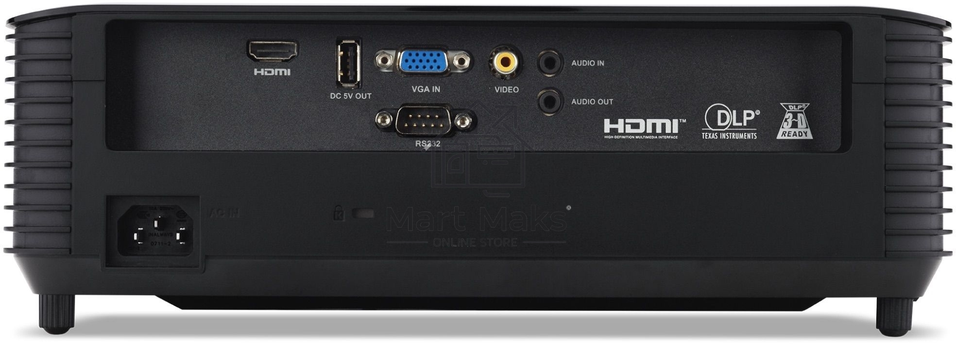 Проектор Acer X1228i DLP 4500Lm (1024x768) 20000:1 ресурс лампы:5000часов 2xUSB typeA 2xHDMI 2.7кг