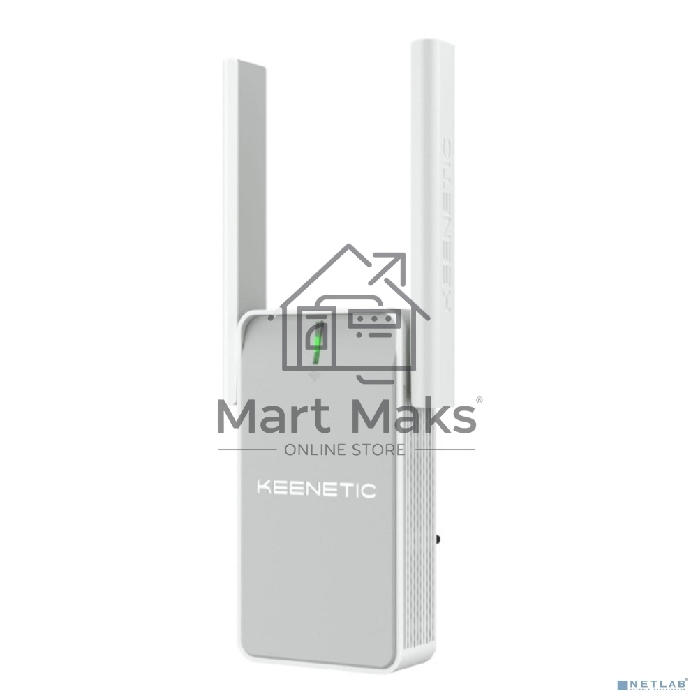 Двухдиапазонный Mesh-ретранслятор сигнала Wi-Fi AC1200 Keenetic Buddy 5 (KN-3311) с портом Ethernet