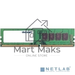 Оперативная память Patriot Signature, DDR4, 8GB (1x8 GB), 2400 MHz, CL17, DIMM