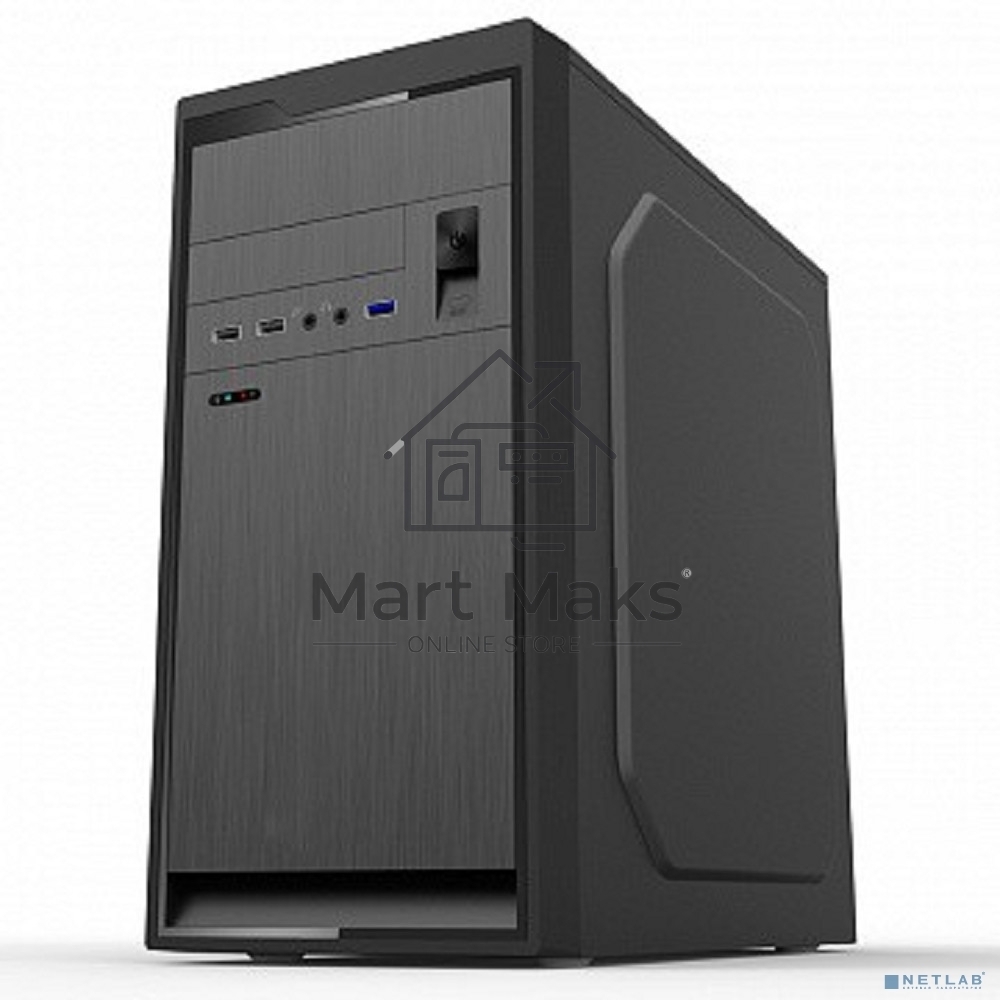 Компьютерный корпус MiniTower Powerman SV511 черный PMP-450ATX U2.0*2+U3.0*1+A(HD)