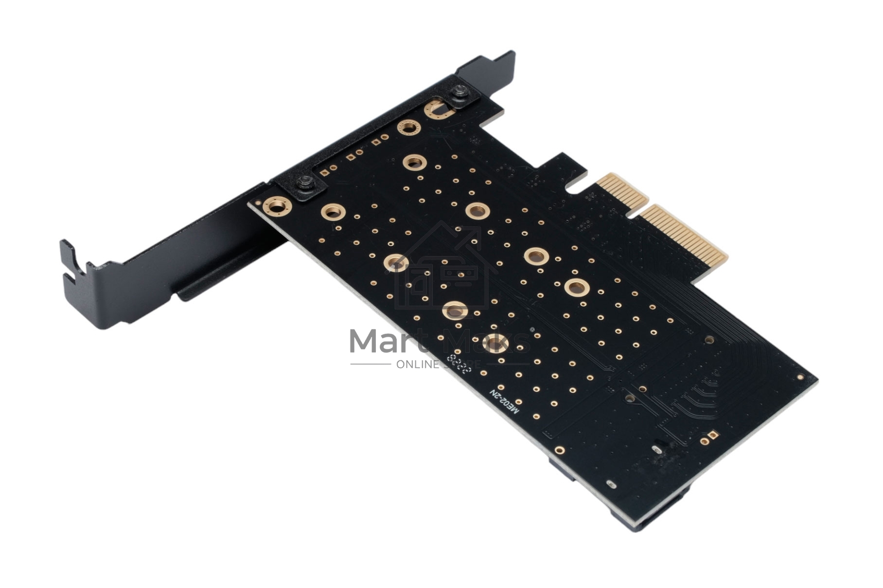 Адаптер для двух SSD M.2 (NVMe+SATA) в разъем PCI-e Gembird MF-PCIE-NVME-SATA, коробка