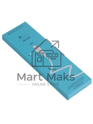 Кабель USB BOROFONE BX17 для Micro USB, 2.4A, длина 1м, белый