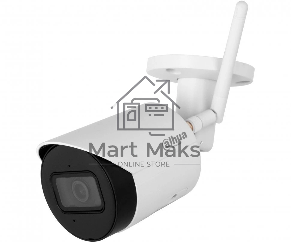 Камера видеонаблюдения IP Dahua DH-IPC-HFW1430DS1P-SAW-0280B Wi-Fi 2.8-2.8мм цв. корп.:белый/черный
