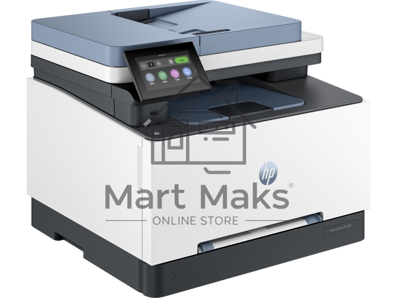 МФУ лазерный HP Color LaserJet Pro MFP 3303fdw (499M8A), A4, цветной, печ. до 25 стр/мин., скан. до 19 стр./мин., 600x600 dpi, Ethernet, USB, Wi-Fi