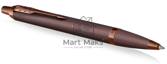Ручка шариковая Parker IM Monochrome K328 (2190514) Burgundy PVD M, синие чернила, подарочная коробка