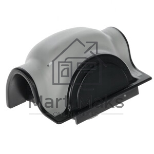 Нож роликовый Kw-Trio 03806BLACK, диаметр лезвия 28 мм, выдвижное лезвие пластик черный, блистер