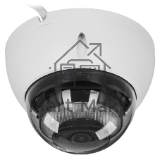 Уличная купольная IP-видеокамера Dahua DH-IPC-HDBW2449EP-S-IL-0280B Smart Dual Light с ИИ 4Мп, 1/2.9” CMOS, объектив 2.8мм, видеоаналитика, ИК до 30м, LED до 30м, IP67, корпус: металл