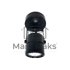 Накладной поворотный светильник Ambrella light TA102 BK черный GU10 D80*130*D60