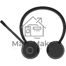 Гарнитура Jabra Evolve 65 TE чёрный, беспроводная, Bluetooth, до 16 ч