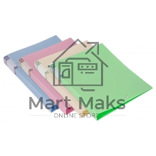 Папка с металлическим пружинным скоросшивателем Бюрократ Gems GEM07PCREAM A4, пластик, 0.7мм, торцевой карман с бумажной вставкой, кремовый жемчуг