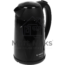 Чайник электрический Bosch TWK3P423 черный, 1.7 л, 2400 Вт, скрытый нагревательный элемент