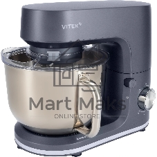 Миксер Vitek VT-PM0660 серый, стационарный, 2000 Вт, 6 л, 6 скоростей