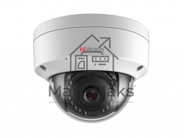 Видеокамера IP HiWatch DS-I402(C) 2.8-2.8мм цветная корп.:белый
