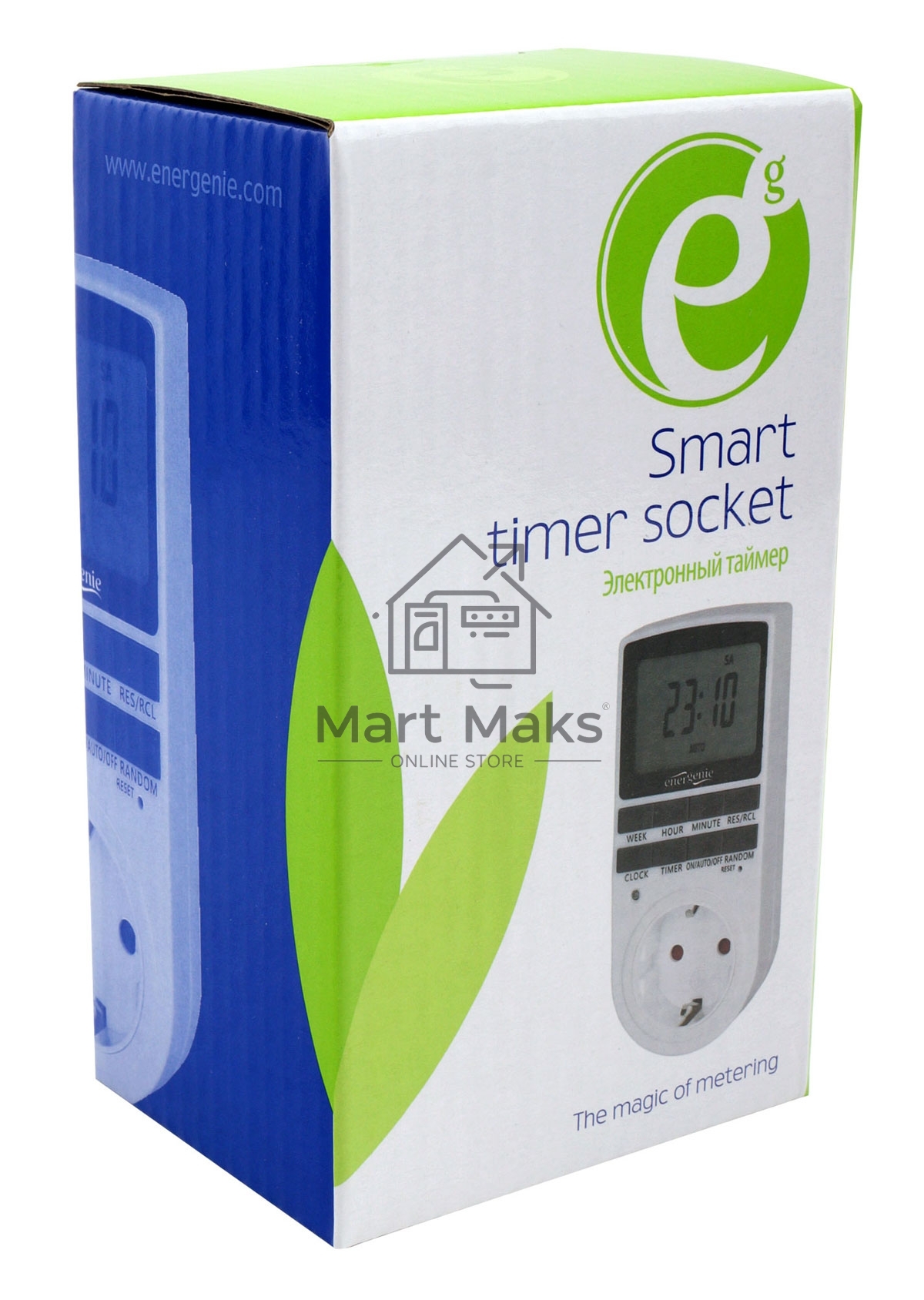 Таймер электрический Energenie EG-SST-01, LCD-дисплей 2,3″, белый
