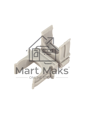 Крепеж-клипса для трубы ø 20 мм серая (10 шт./уп.) Rexant