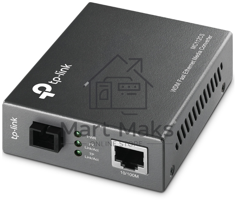Сетевой коммутатор TP-Link SMB MC112CS Медиаконвертер 10/100M RJ45 to 100M single-mode, Full-duplex, up to 20Km