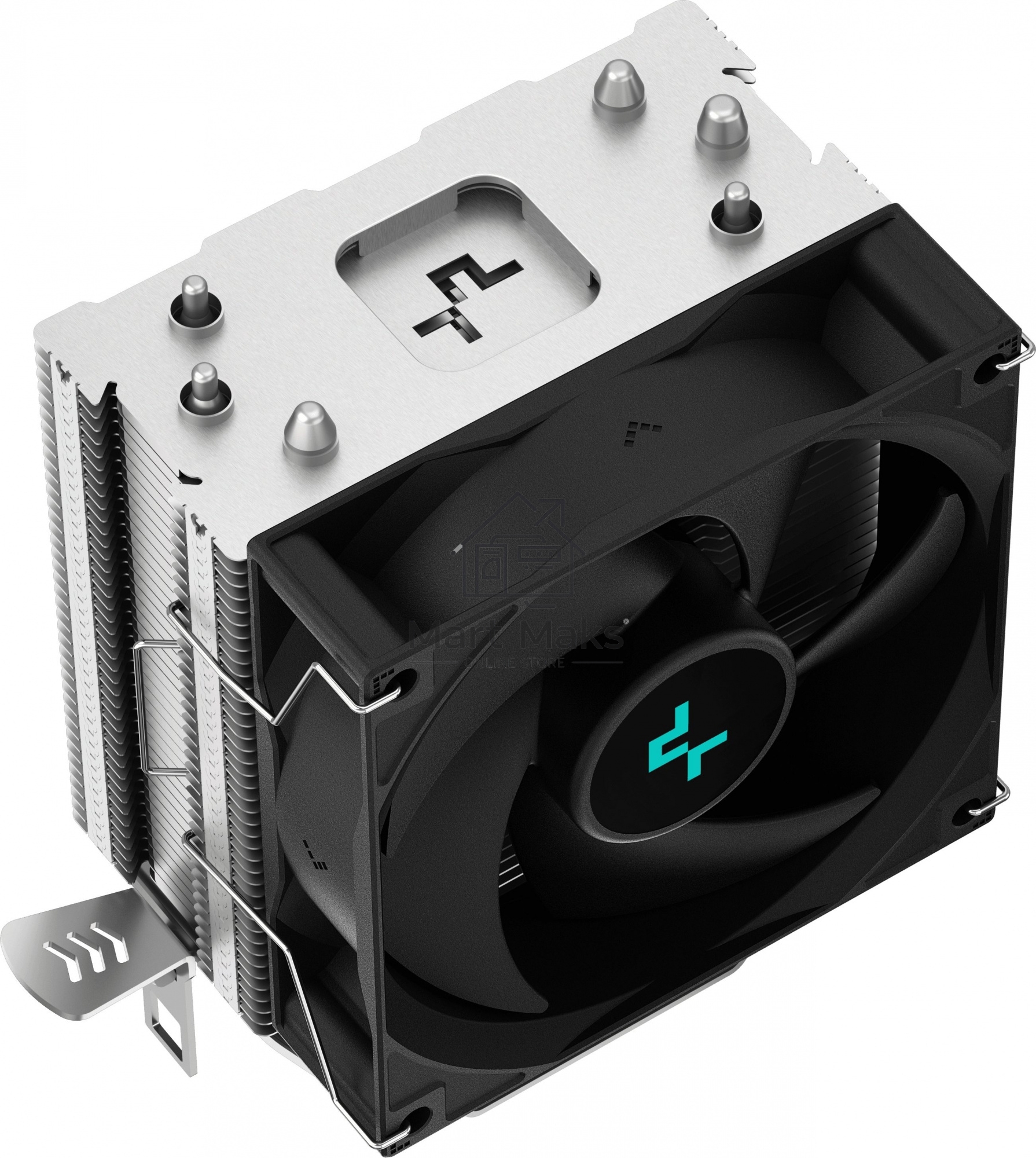 Кулер для процессора DEEPCOOL AG300 серебристый, 92 мм, алюминий/медь, 3050 об/мин, 30.5 дБ, 4 pin, 150 Вт, 129 мм
