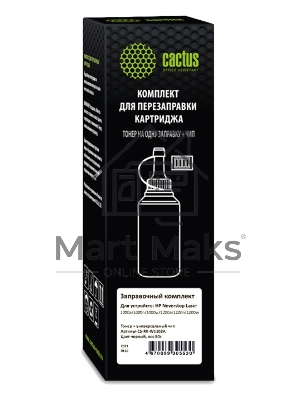 Тонер Cactus CS-RK-W1103A черный флакон 80гр. (в компл.:чип) для принтера HP Neverstop Laser 1000/1200