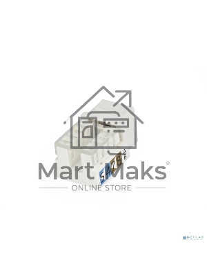 Вставка Keystone Jack Hyperline KJ9-8P8C-C6-90-WH RJ-45(8P8C), категория 6, белая