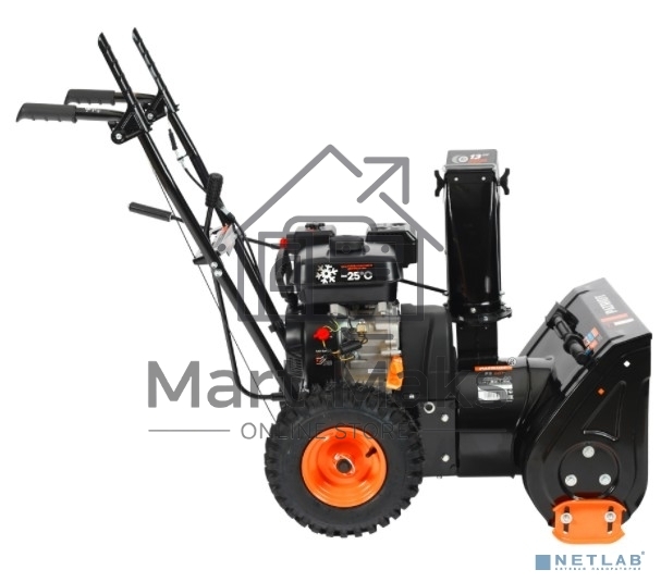 Снегоуборщик PATRIOT PS 601 7 л.с,стартер ручной, ковш 56см.; колеса 13х4,1-6 зимние;