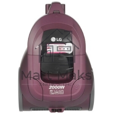 Пылесос LG VC5420NHTCW фиолетовый/черный, 380/2000 Вт, уборка сухая, пылесборник контейнер 1.3 л