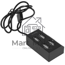 USB-концентратор Buro BU-HUB4-U2.0, USB 2.0, USB 4 порта, USB