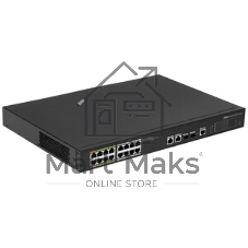 Коммутатор Dahua DH-LR2218-16ET-240, 16×100 Мбит/с + 2×1 Гбит/с, управляемый