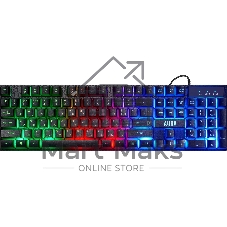 Комплект клавиатура+мышь Defender Aura MKP-117 проводной, USB, 2400 DPI, черный