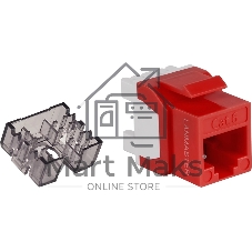 Модуль Lanmaster LAN-OK45U6/180N-RD KeystoneRJ45 кат.6 крас.