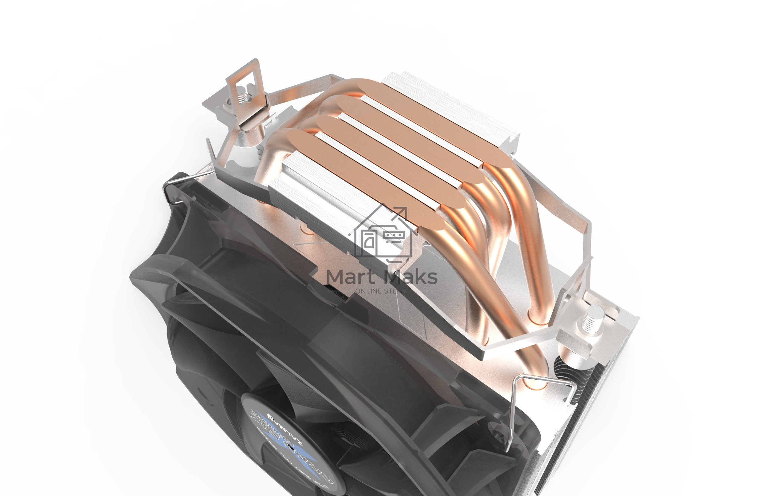 Кулер для процессора Zalman CNPS9X OPTIMA серебристый/черный, 120 мм, алюминий/медь, 1500 об/мин, 26 дБ, 4 pin, 180 Вт, 156 мм