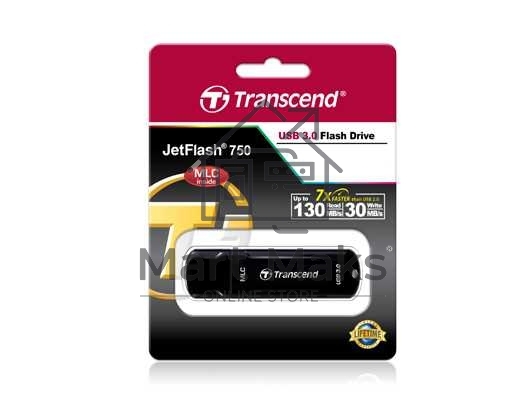 Флешка USB R/W R/W Transcend 16Gb Jetflash 750 TS16GJF750K USB3.0 черный