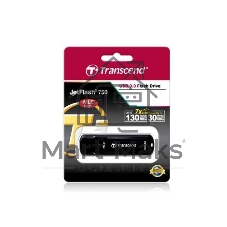 Флешка USB Transcend Jetflash 750 (TS16GJF750K), 16 Gb, USB 3.0, R/W 130/15, черный