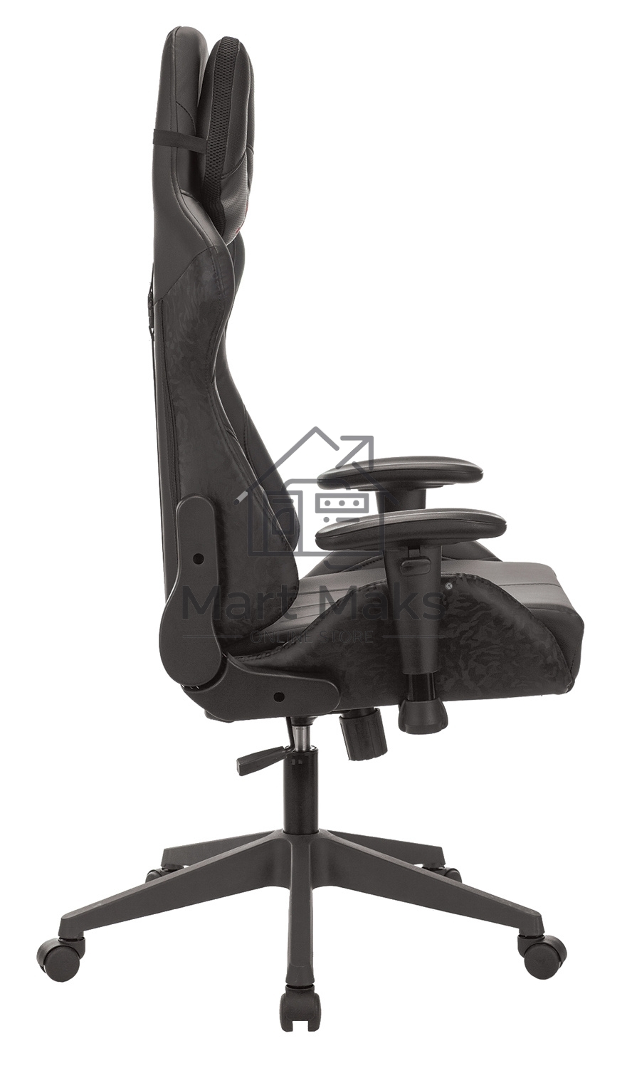 Кресло игровое A4Tech Bloody GC-500, черный, эко.кожа, крестовина пластик