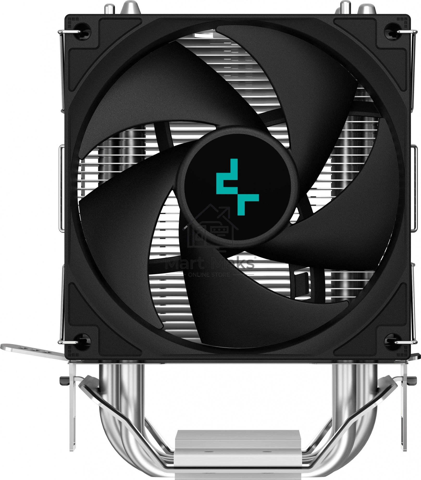 Кулер для процессора DEEPCOOL AG300 серебристый, 92 мм, алюминий/медь, 3050 об/мин, 30.5 дБ, 4 pin, 150 Вт, 129 мм