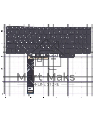 Клавиатура для ноутбука Lenovo Legion Pro 7 16IRX8 черная
